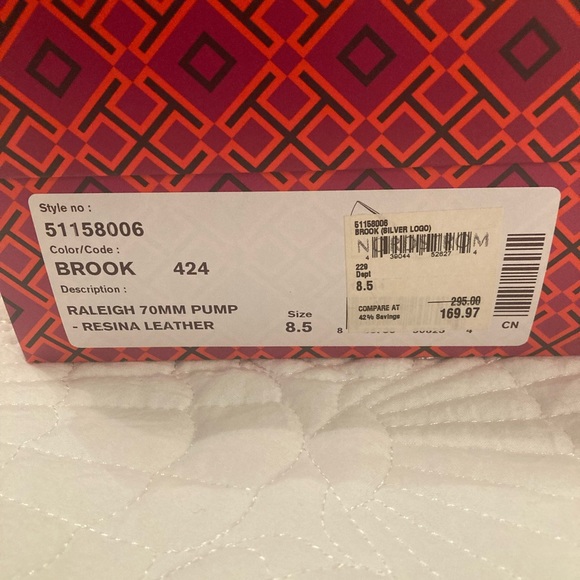 Tory Burch Brook Raleigh 70MM Pumps 8.5 - Picture 4 of 5